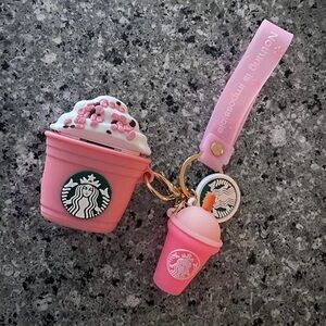 Starbucks AirPods Case & Keychain Set